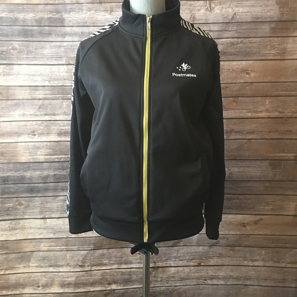 Postmates Black Logo Jacket Size S